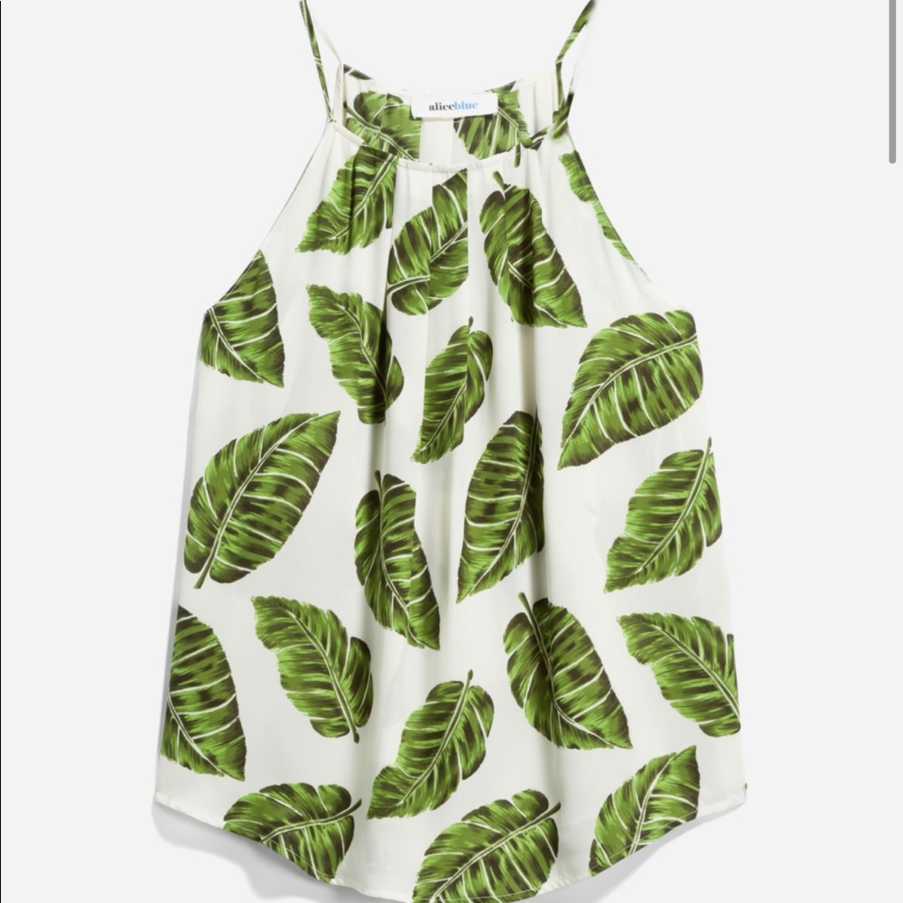 NWT Stitch Fix Alice Blue Havana Halter Top